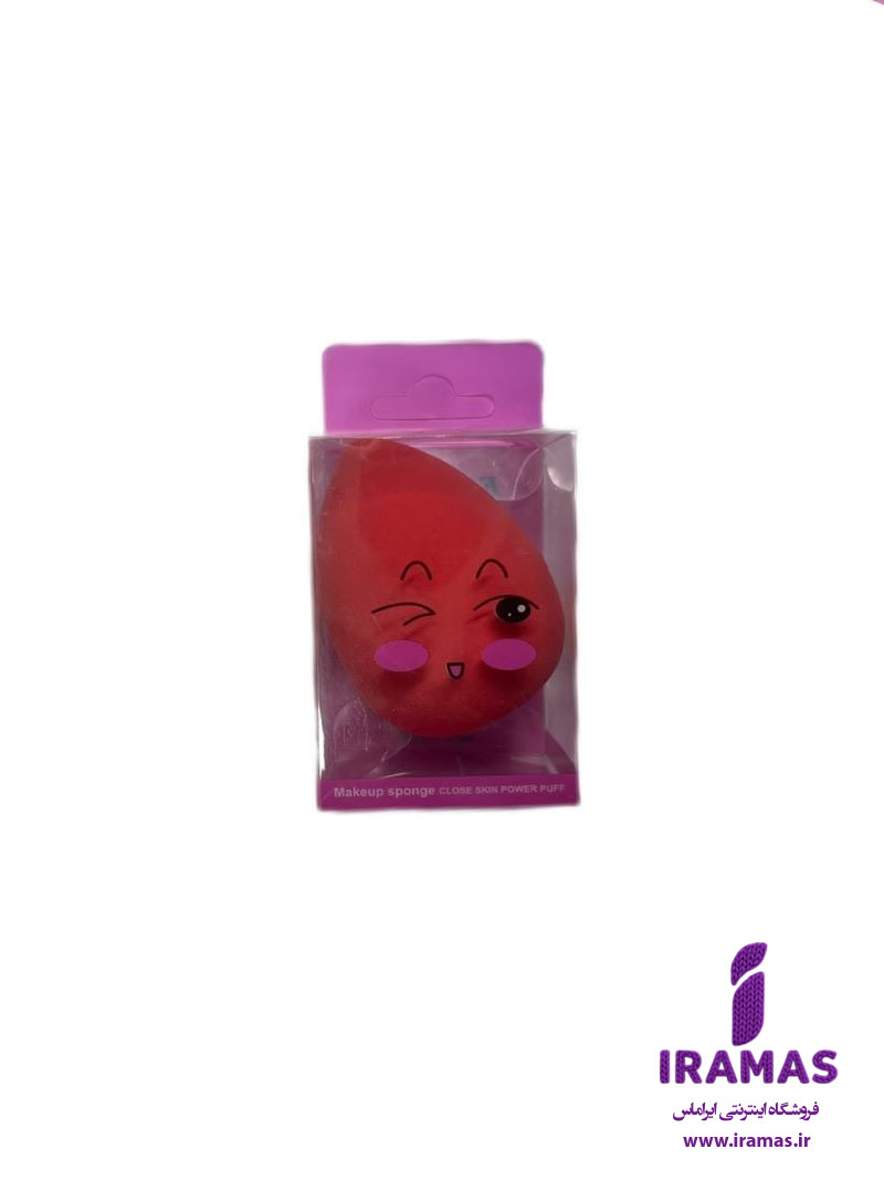 پد آرایشی مدل تخم مرغی رنگ قرمز - ایراماس 