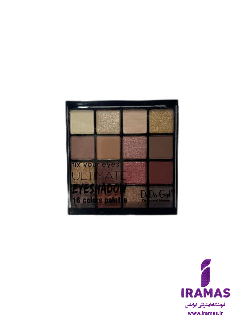 پالت سایه چشم ۱۶ رنگ دودو گرل شماره 01 - ایراماس 