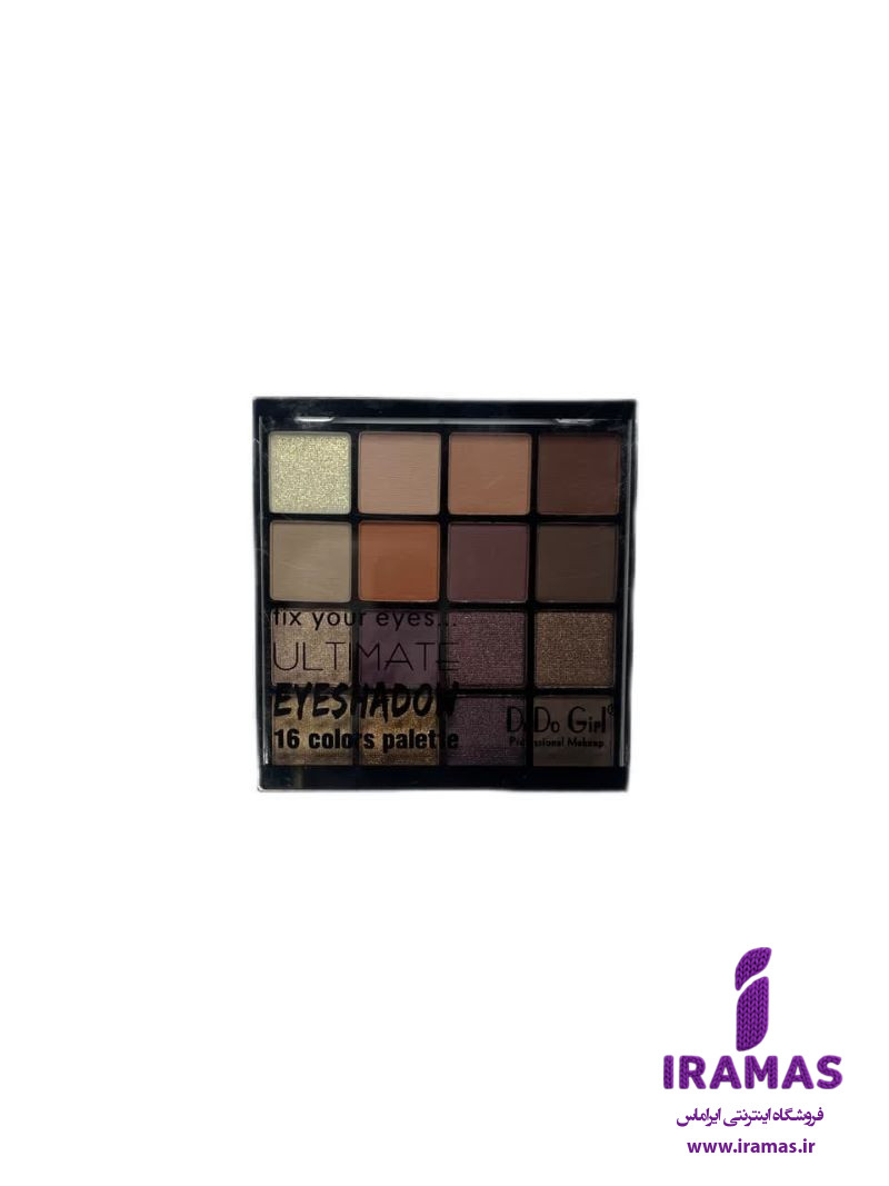 پالت سایه چشم 16 رنگ دودو گرل شماره 02 - ایراماس 