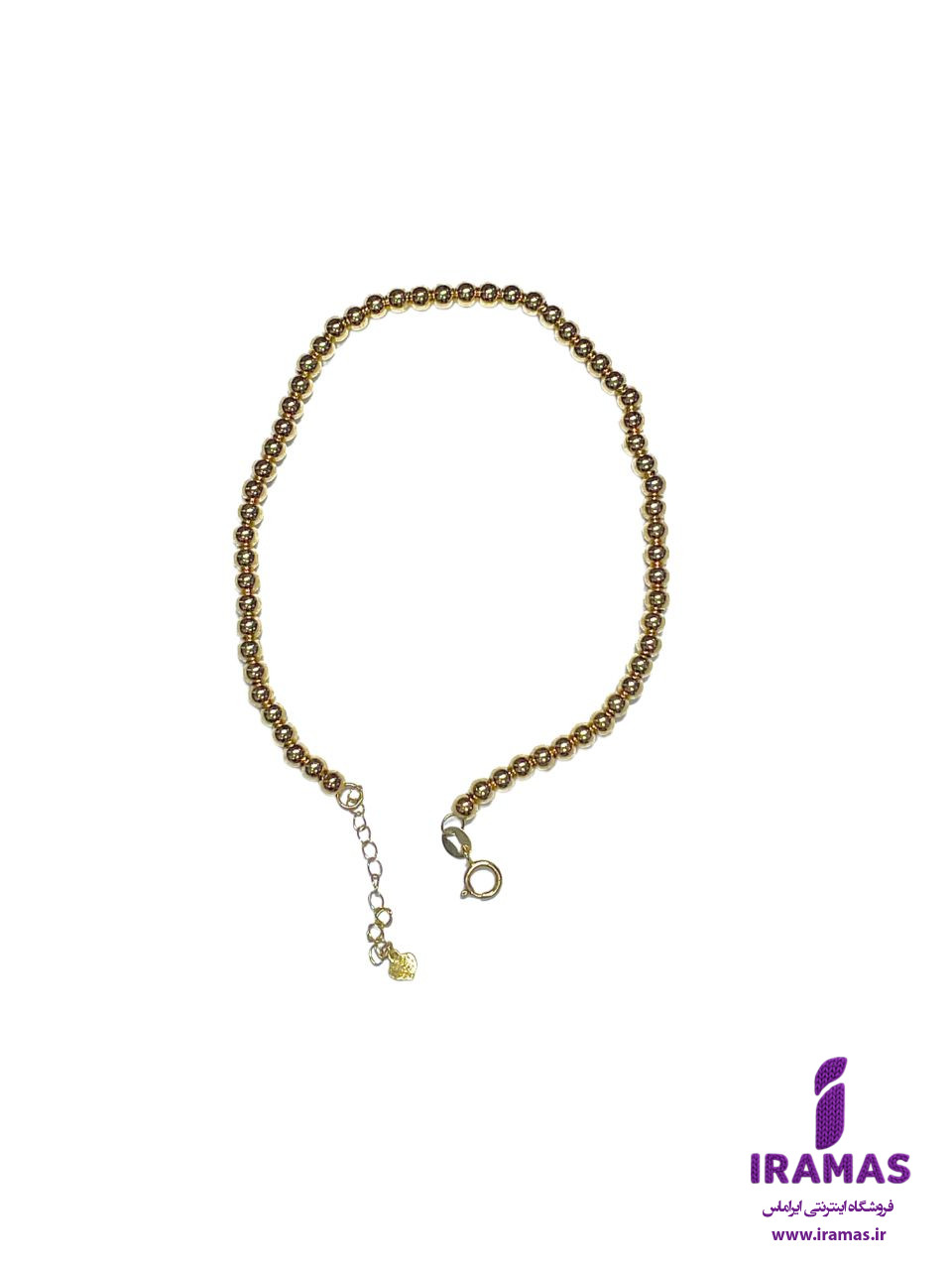 دستبند طلا تمام گوی گلوبال ایتالیایی - ایراماس 