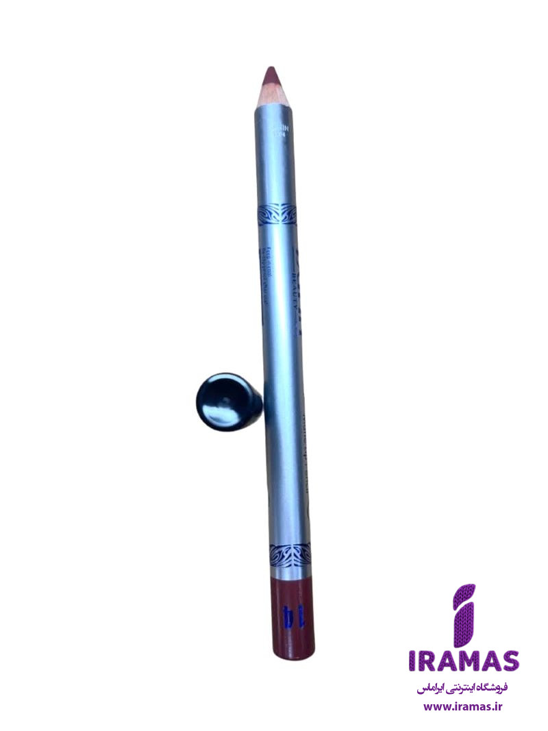 رژ لب مدادی بارین بیوتی شماره 14 تناژ قهوه ای - ایراماس 