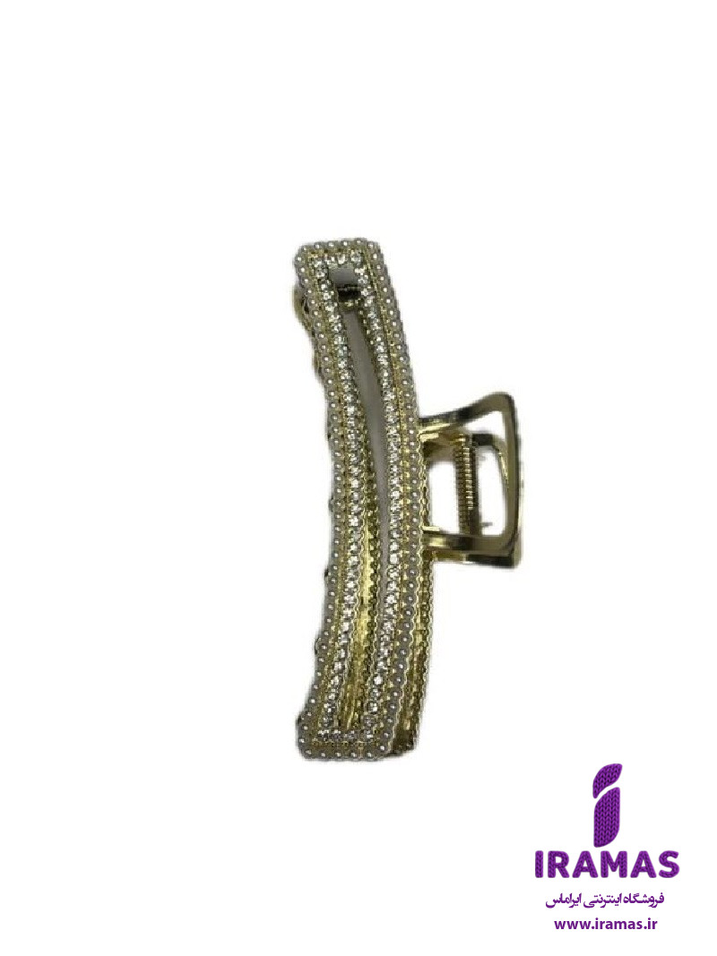 کلیپس مو فلزی زنانه طلایی - ایراماس 