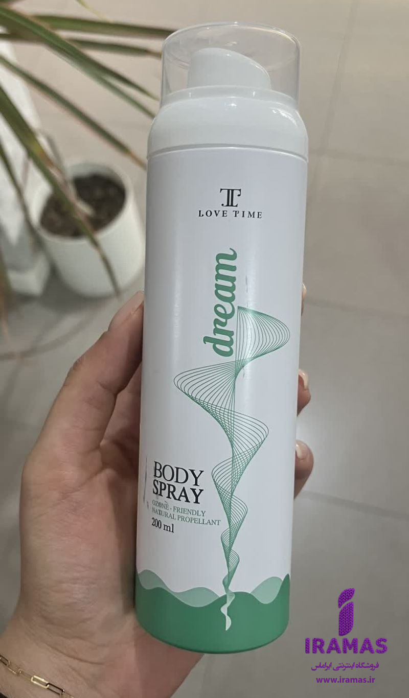اسپری بدن لاو تایم مدل دریم زنانه/مردانه 200 میلی لیتر - ایراماس