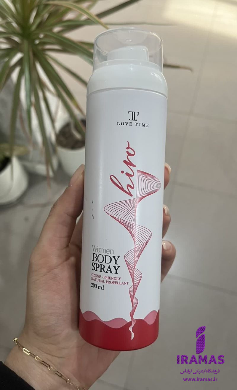 اسپری بدن لاو تایم مدل هیرو زنانه 200 میلی لیتر - ایراماس