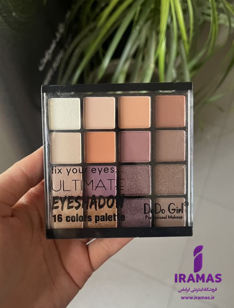 پالت سایه چشم 16 رنگ دودو گرل شماره 02 - ایراماس