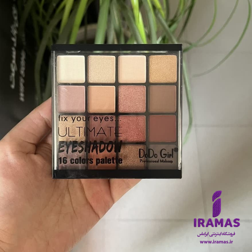 پالت سایه چشم ۱۶ رنگ دودو گرل شماره 01 - ایراماس
