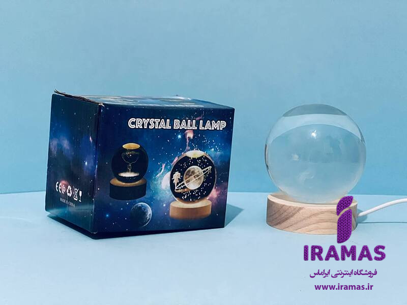 چراغ خواب گوی شیشه ای طرح شازده کوچولو و چتر سایز 8 - ایراماس