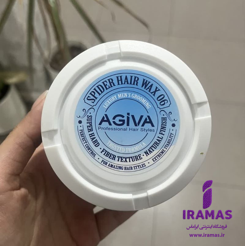 واکس مو قوی آگیوا شماره 6 رنگ سفید حجم 175 میلی لیتر - ایراماس