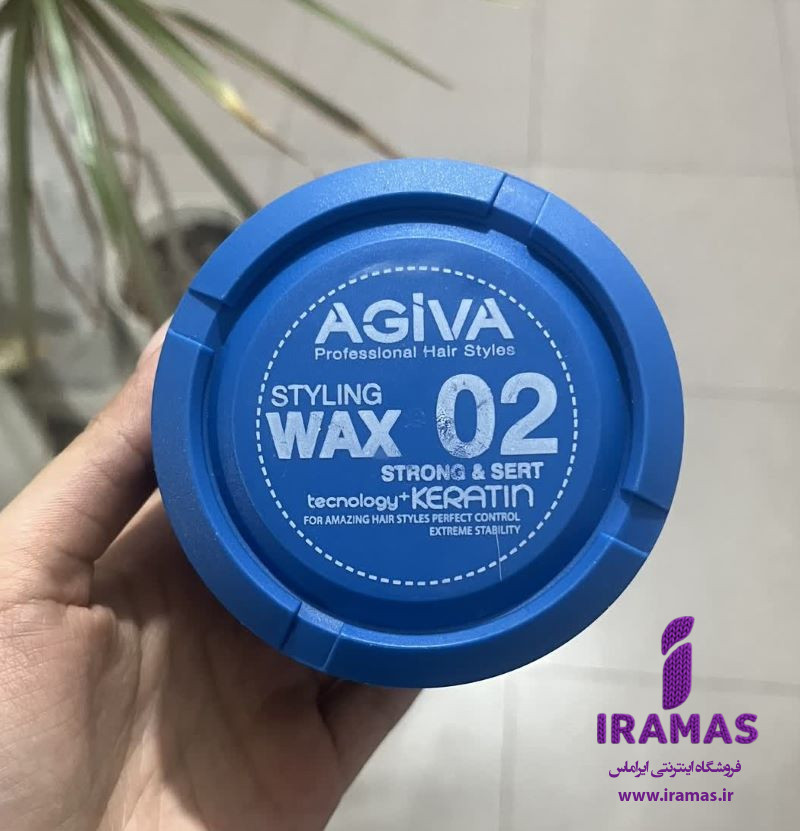 واکس مو قوی آگیوا شماره 2 رنگ آبی حجم 175 میلی لیتر - ایراماس