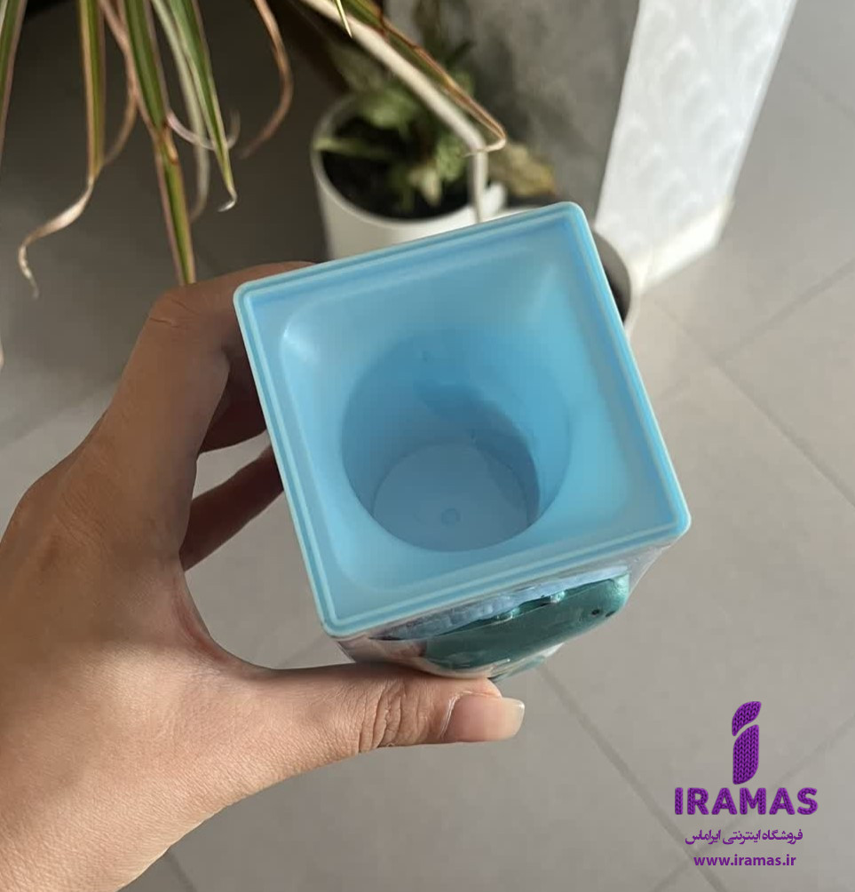 جا قلمی رومیزی دونه برفی اسکوئیشی طرح دایناسور برند یونیک - ایراماس