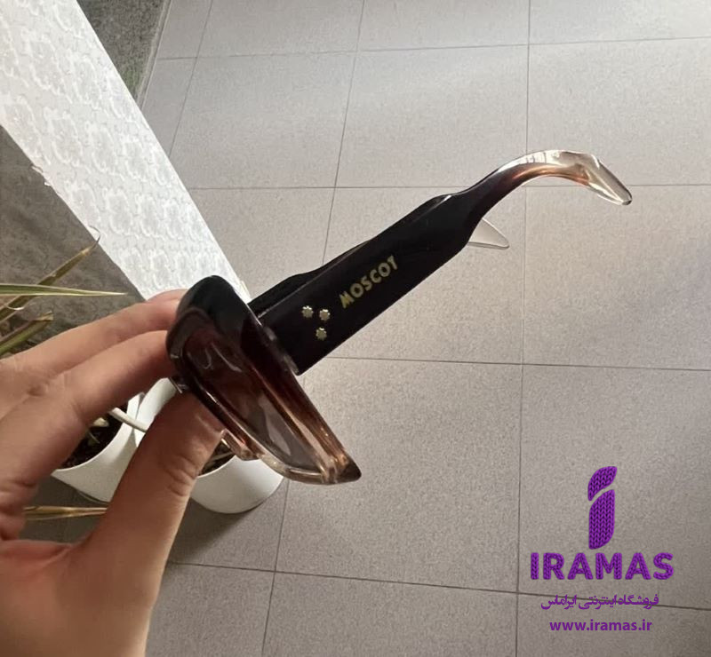 عینک زنانه برند moscot به همراه کاور عینک پارچه ای - ایراماس