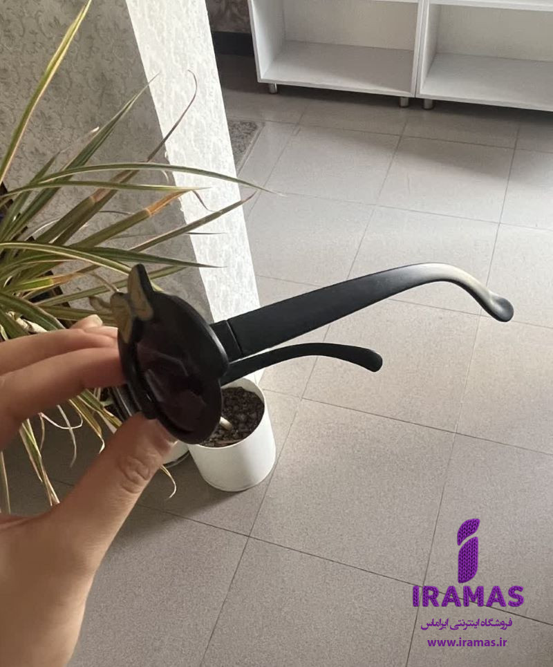 عینک آفتابی بچگانه طرح پاپیونی به همراه کاور عینک پارچه ای - ایراماس
