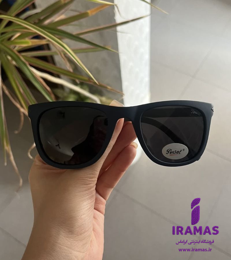 عینک آفتابی اسپرت برند پرسول به همراه کاور عینک پارچه ای - ایراماس