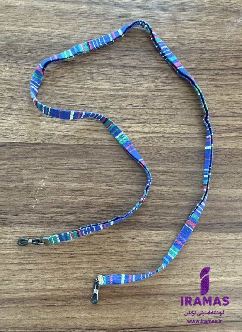 بند عینک سنتی راه راه آبی - ایراماس