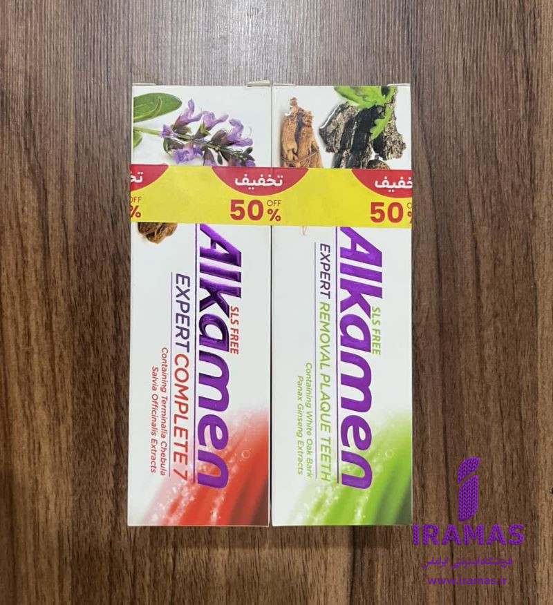 پک خمیر دندان ضد جرم و پلاک آلکامن - ایراماس