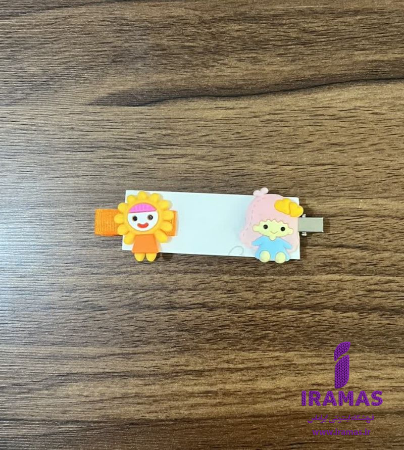 پک گیره مو 2 عددی عروسکی نارنجی - ایراماس