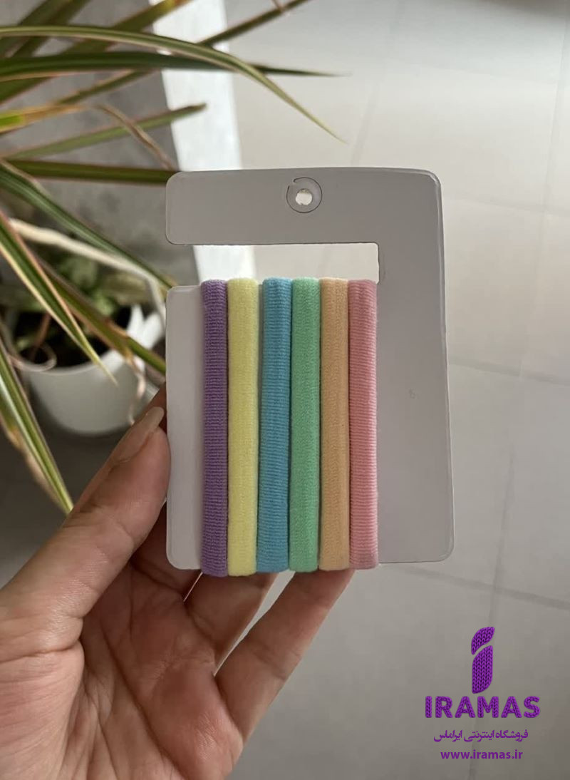 پک کش مو 6 عددی رنگی پاستیلی - ایراماس