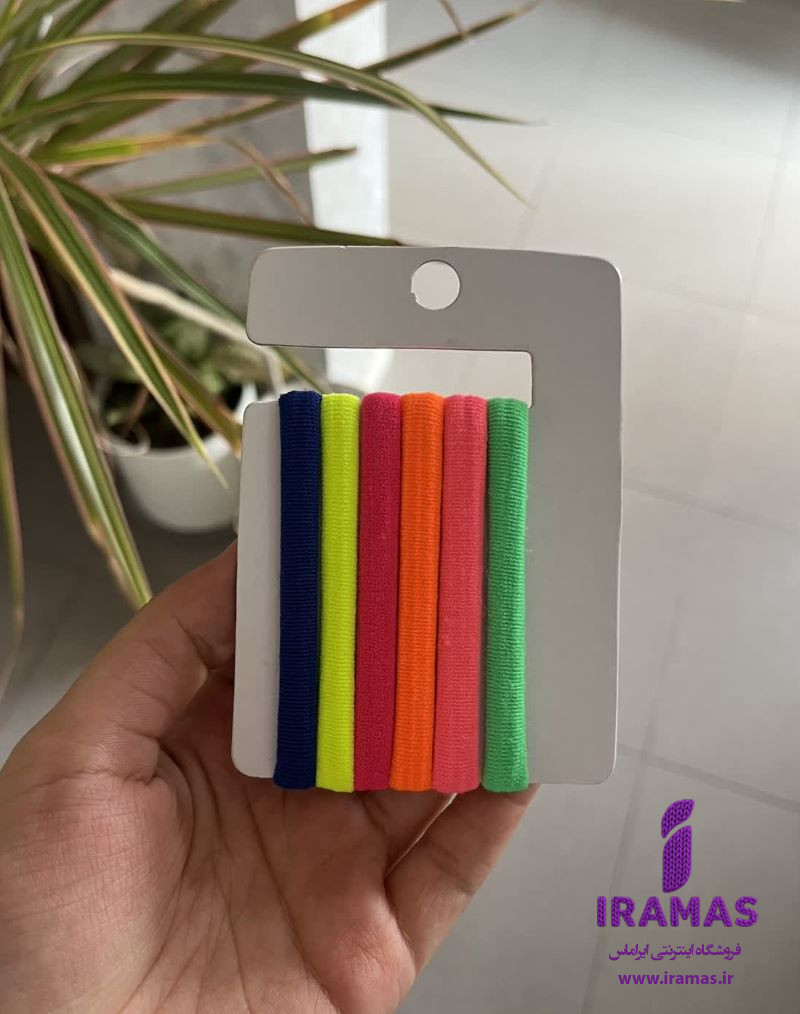 پک کش مو 6 عددی رنگی - ایراماس