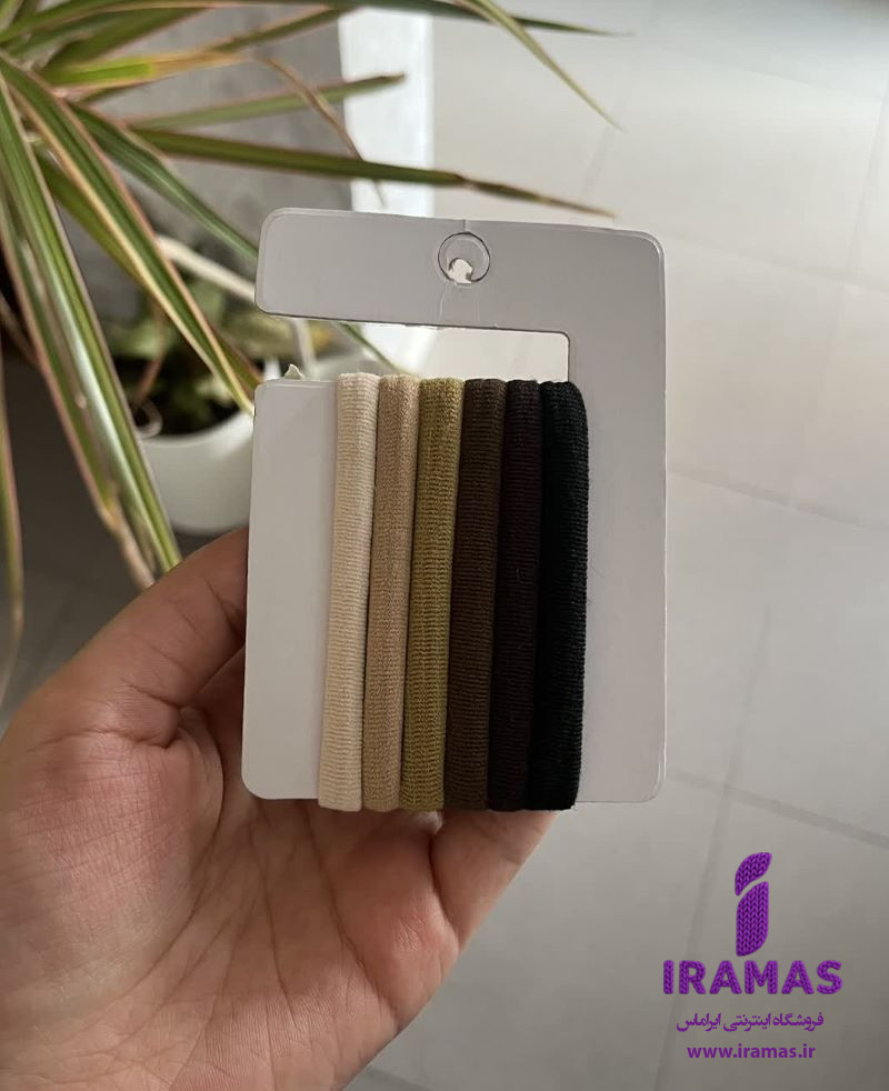 پک کش مو 6 عددی قهوه ای - ایراماس