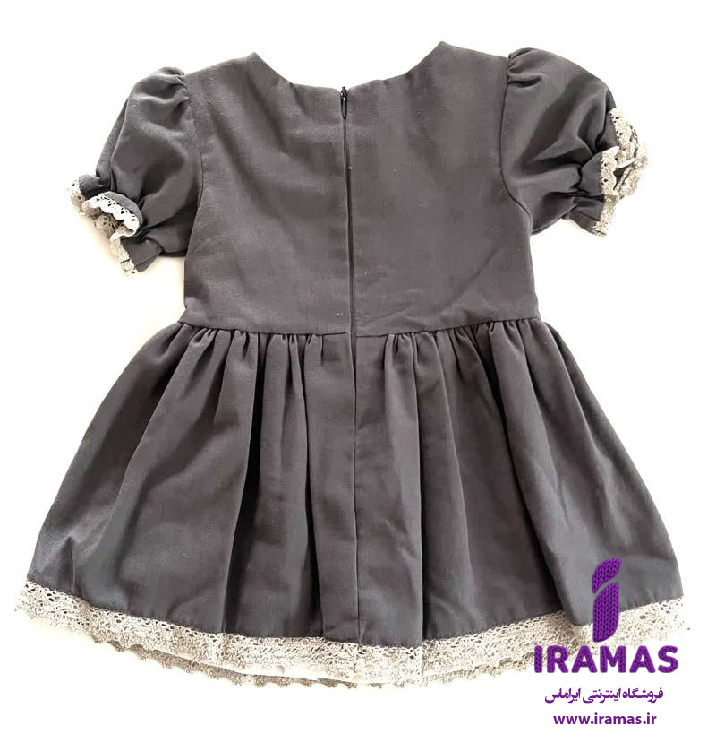 پیراهن بچگانه طوسی - ایراماس