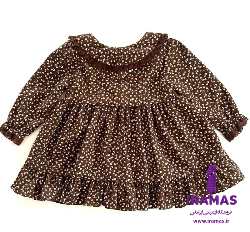 پیراهن پاییزه بچگانه گل گلی - ایراماس