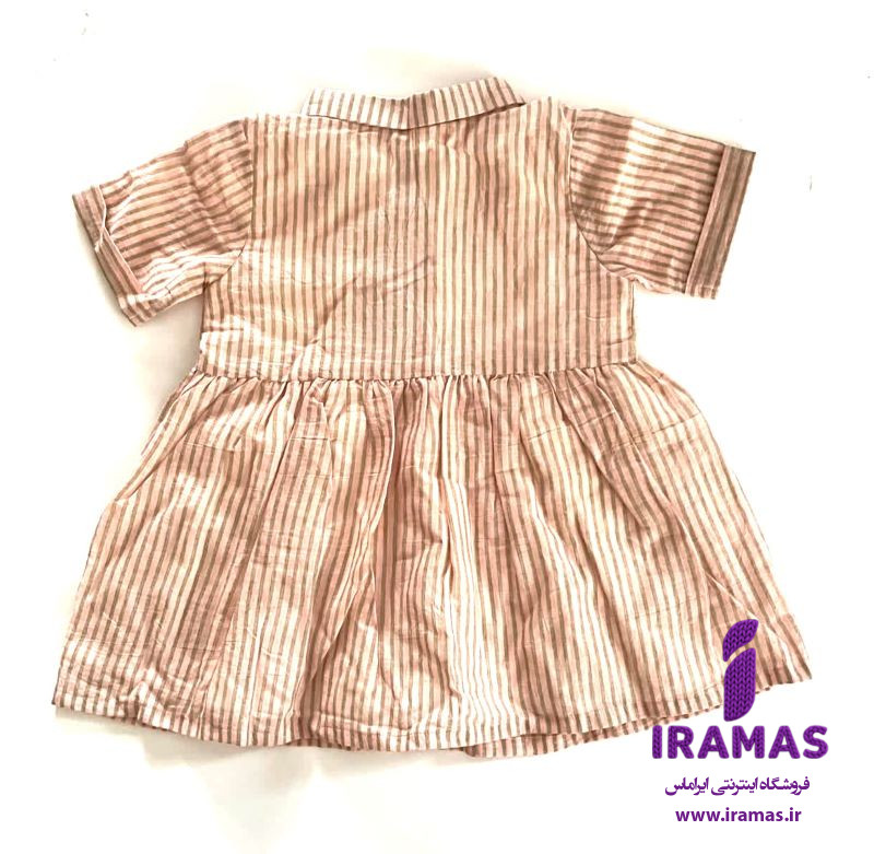 پیراهن بچگانه نخی صورتی - ایراماس