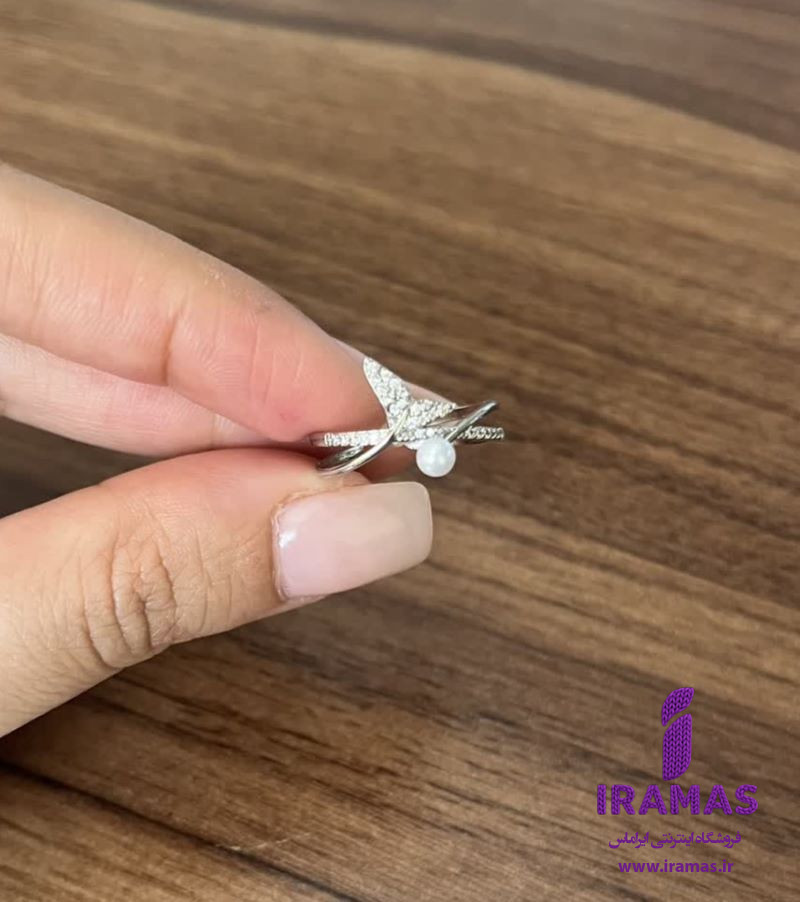 انگشتر دخترانه مدل دم وال - ایراماس