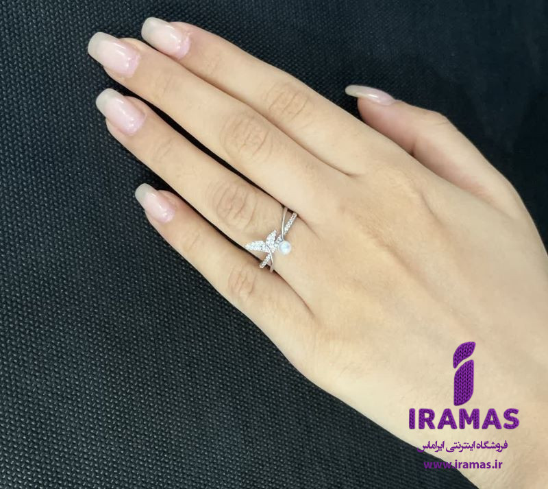 انگشتر دخترانه مدل دم وال - ایراماس