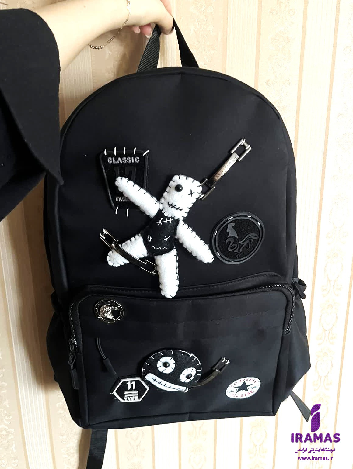 کوله پشتی آل استار مدل استیکر دار - ایراماس