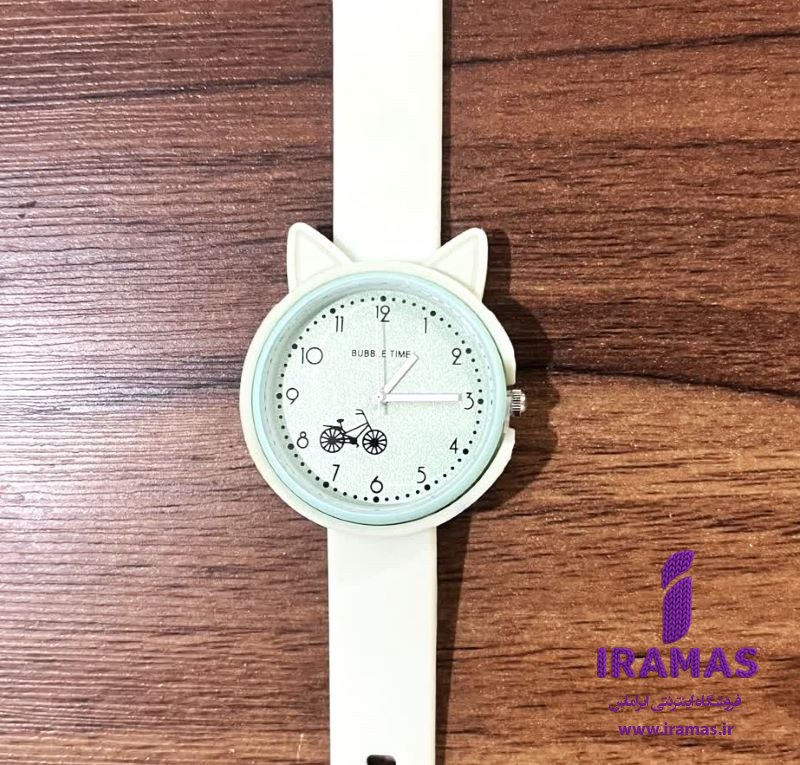 ساعت مچی فانتزی بند سیلیکونی رنگ سبز - ایراماس