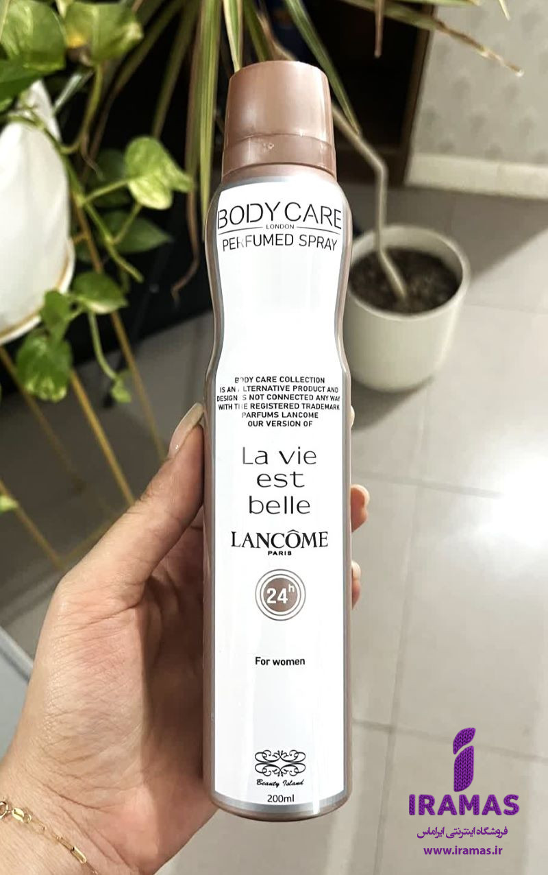 اسپری خوشبو کننده بدن زنانه بادی کر مدل Lavie est Belle - ایراماس