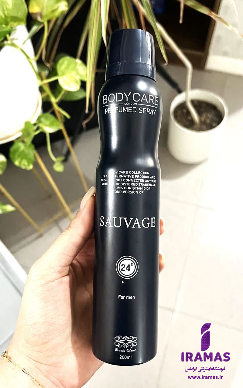 اسپری خوشبو کننده بدن مردانه بادی کر مدل Sauvage حجم 200 میلی لیتر - ایراماس