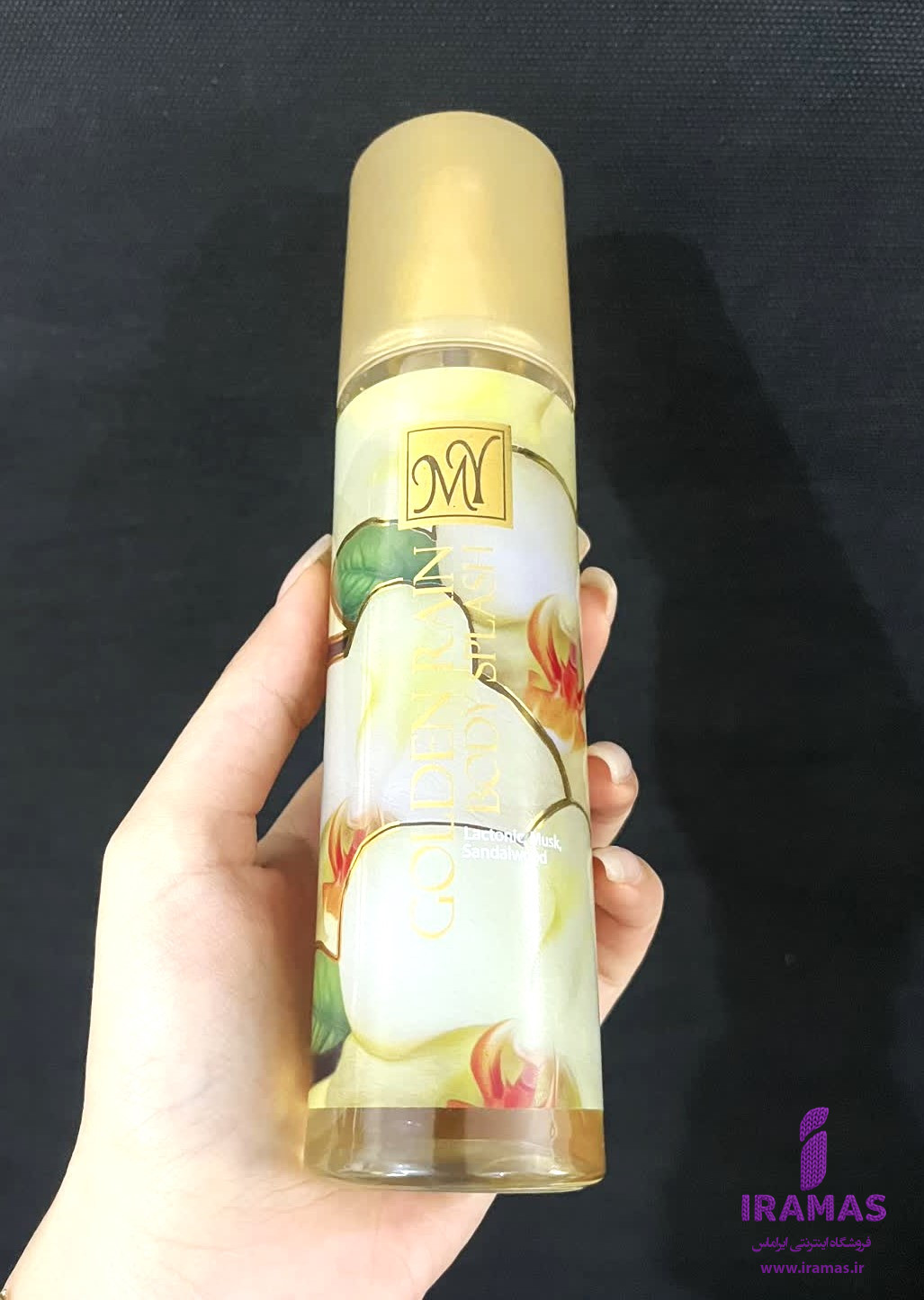 بادی اسپلش مای مدل GOLDEN RAIN حجم 200 میل - ایراماس