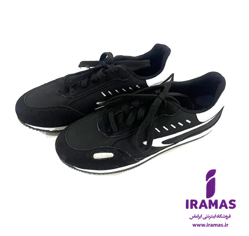 کفش کتونی دخترانه و زنانه رنگ مشکی - ایراماس