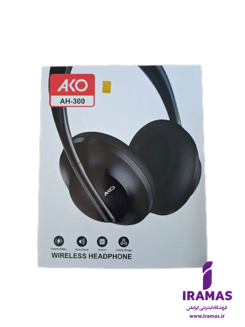 هدفون بی سیم آکو مدل AKO AH-300 - ایراماس