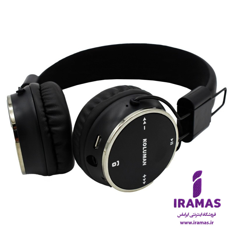 هدفون بی سیم کلومن مدل K2 رنگ مشکی - ایراماس