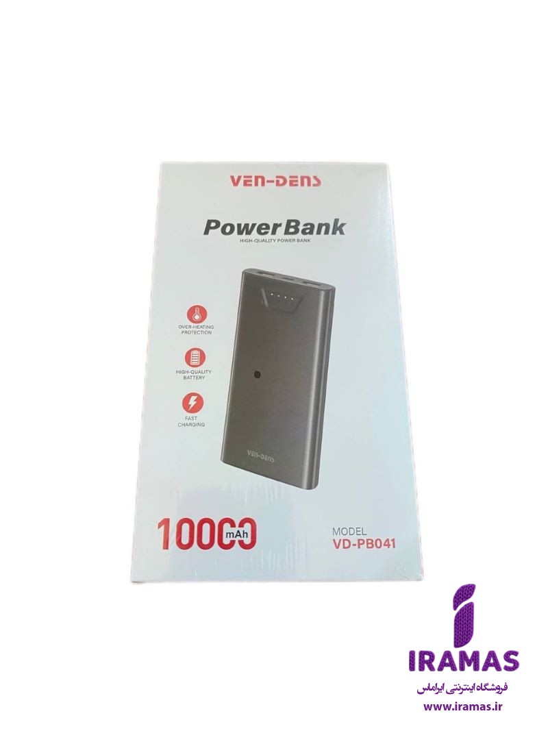 پاور بانک ون‌دنس مدل VD-PB041 ظرفیت 10000 میلی آمپر ساعت - ایراماس