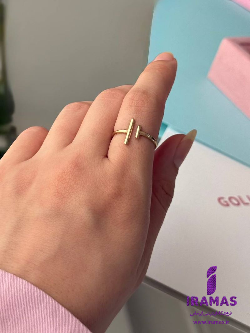 انگشتر طلا مینیمال - ایراماس 
