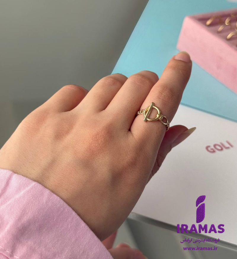 انگشتر طلا تیفانی - ایراماس 