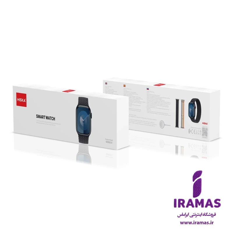 ساعت هوشمند هیسکا مدل سری SERIES 8 - ایراماس