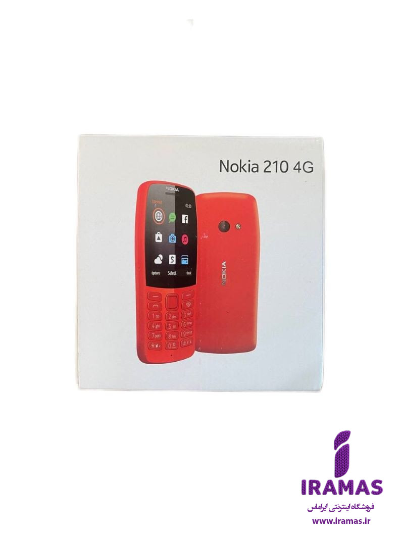 گوشی موبایل نوکیا 210 حافظه 32 رنگ قرمز 2 سیم کارت - ایراماس