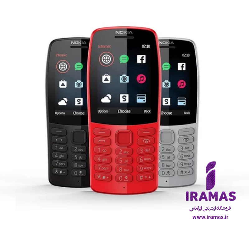 گوشی موبایل نوکیا 210 حافظه 32 رنگ قرمز 2 سیم کارت - ایراماس