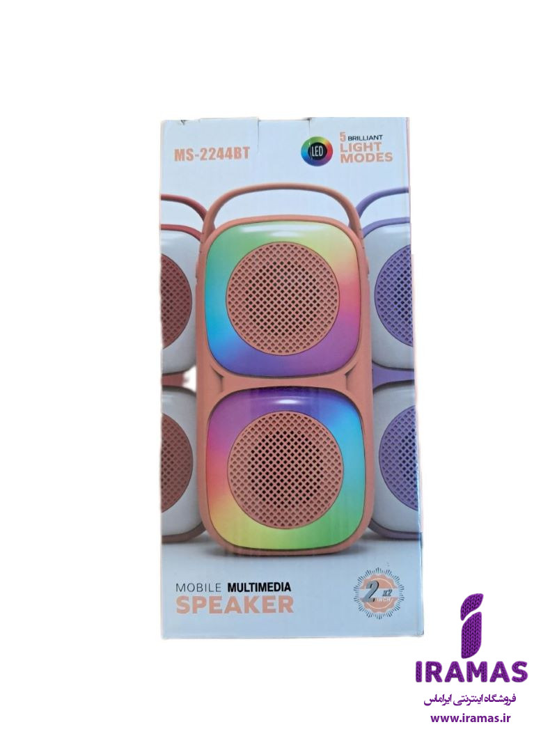 اسپیکر بلوتوثی مدل MS-2244BT رنگ قرمز - ایراماس