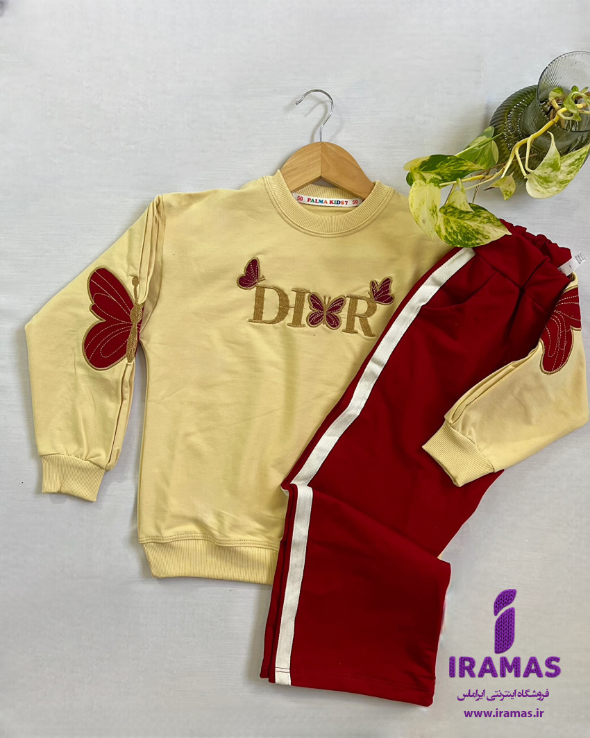 ست بلوز و شلوار بچگانه دخترانه مدل پروانه - ایراماس