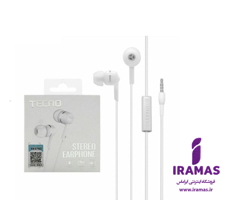 هندزفری تکنو مدل Tecno Stereo Earphone - ایراماس